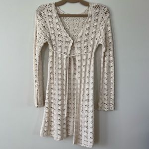 Cream knit sweater